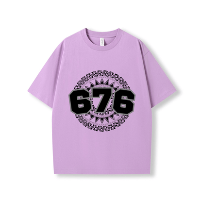 TONGA | 676 | OVERSIZE UNISEX TEE | BLACK DESIGN - Stick N It