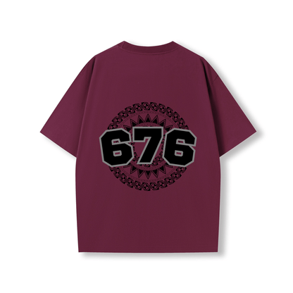 TONGA | 676 | OVERSIZE UNISEX TEE | BLACK DESIGN - Stick N It