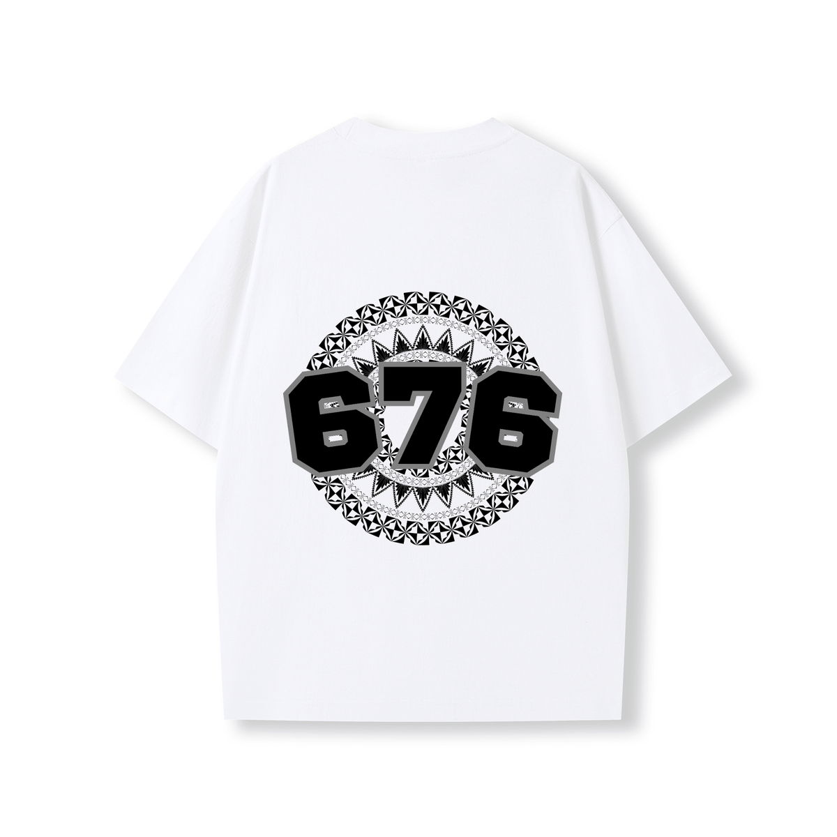 TONGA | 676 | OVERSIZE UNISEX TEE | BLACK DESIGN - Stick N It