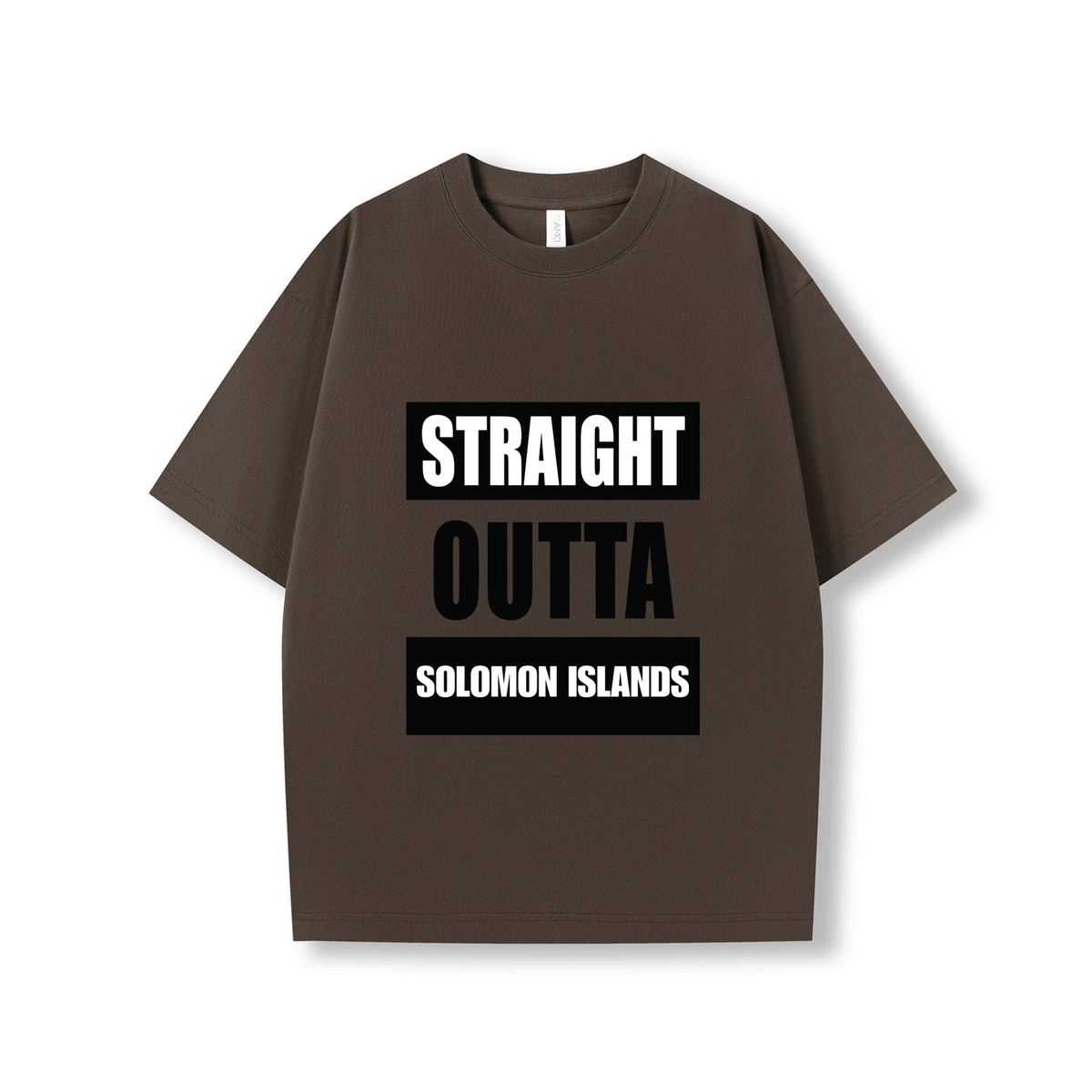 STRAIGHT OUTTA SOLOMON ISLANDS | OVERSIZE UNISEX TEE - Stick N It
