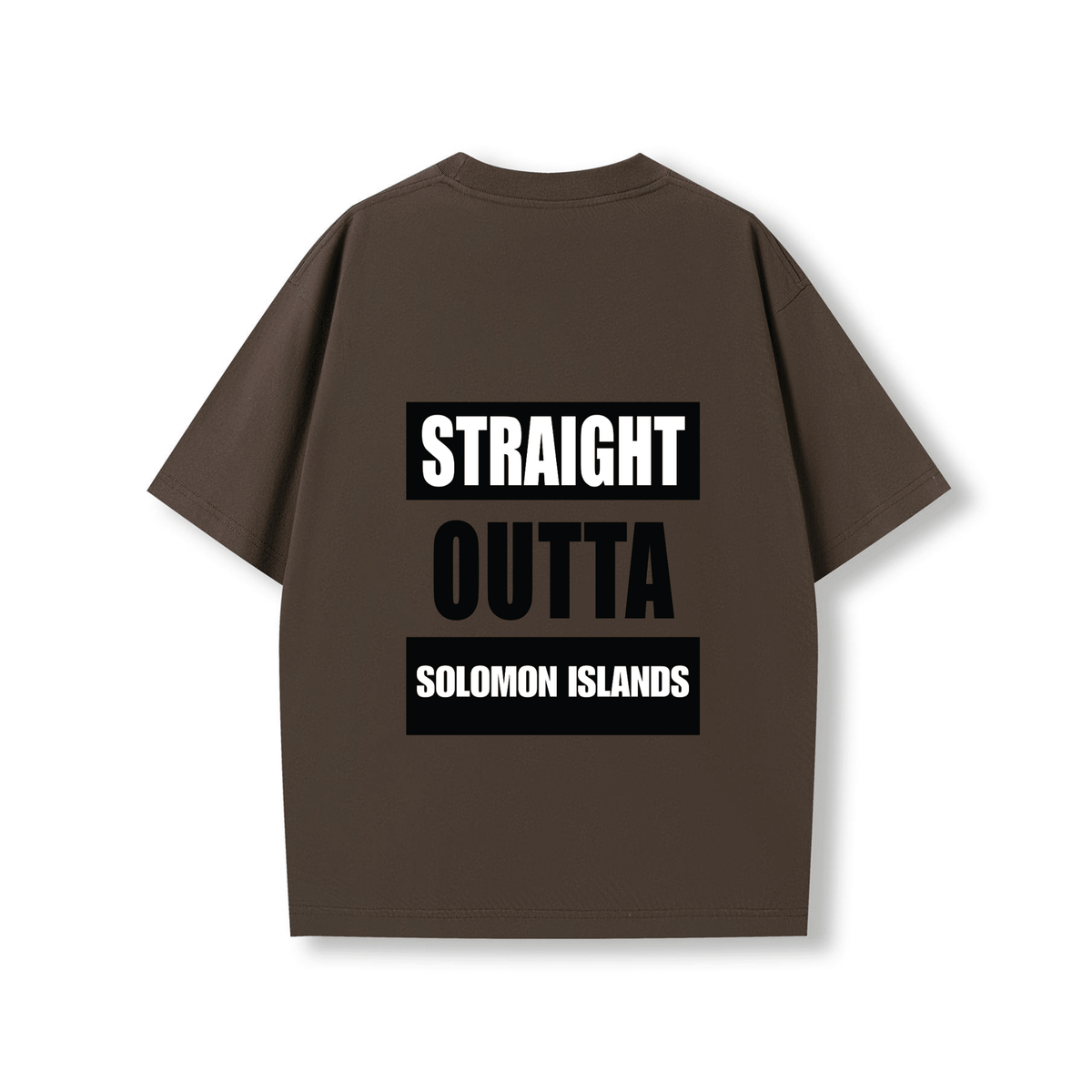 STRAIGHT OUTTA SOLOMON ISLANDS | OVERSIZE UNISEX TEE - Stick N It