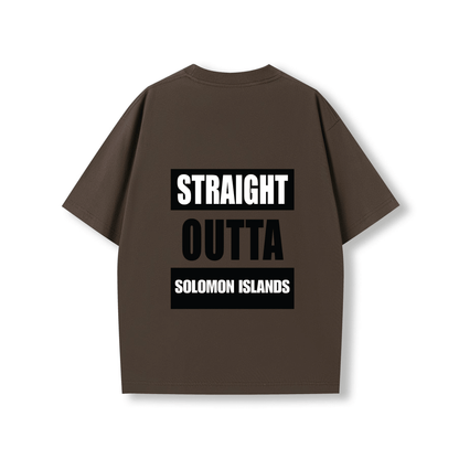 STRAIGHT OUTTA SOLOMON ISLANDS | OVERSIZE UNISEX TEE - Stick N It