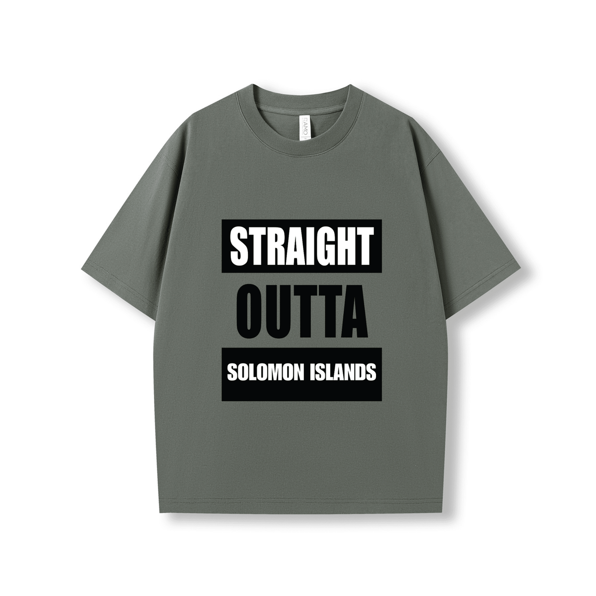 STRAIGHT OUTTA SOLOMON ISLANDS | OVERSIZE UNISEX TEE - Stick N It