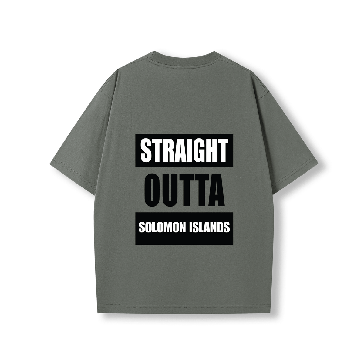 STRAIGHT OUTTA SOLOMON ISLANDS | OVERSIZE UNISEX TEE - Stick N It