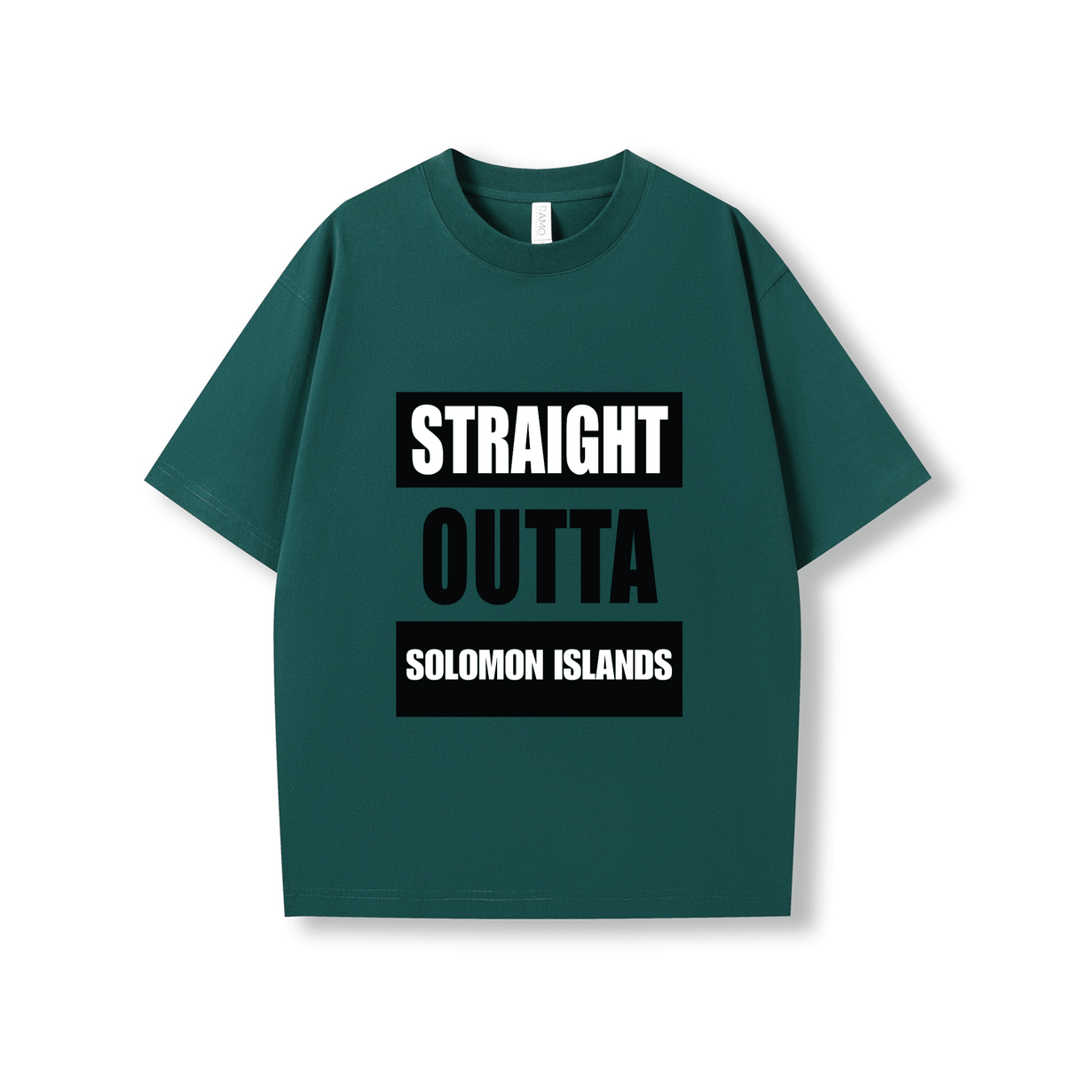 STRAIGHT OUTTA SOLOMON ISLANDS | OVERSIZE UNISEX TEE - Stick N It