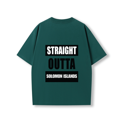 STRAIGHT OUTTA SOLOMON ISLANDS | OVERSIZE UNISEX TEE - Stick N It