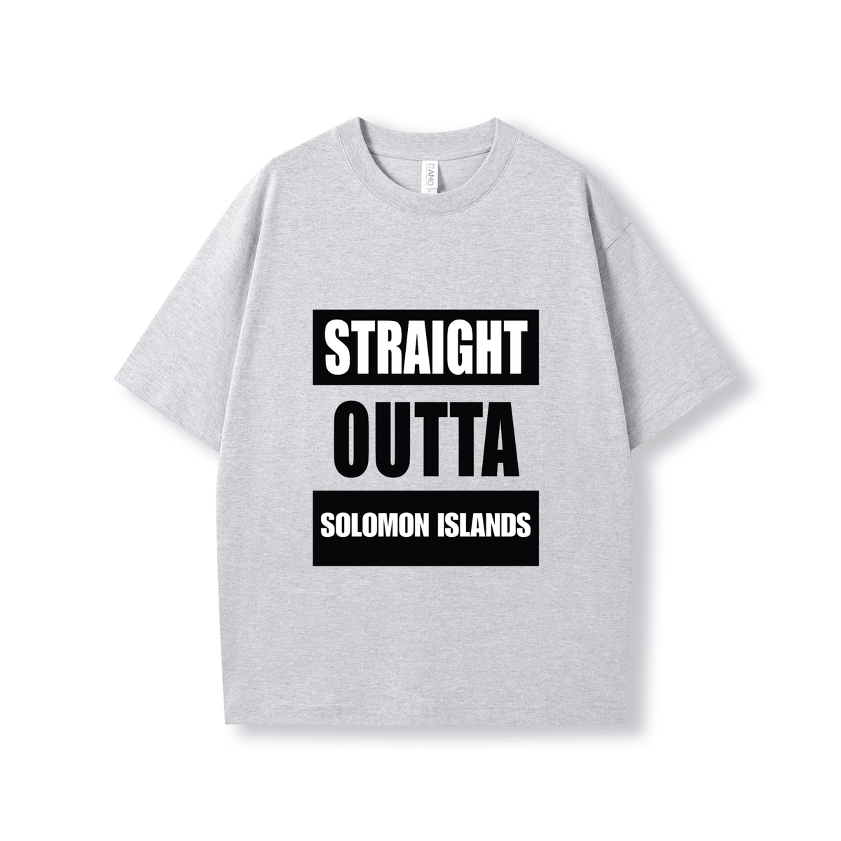 STRAIGHT OUTTA SOLOMON ISLANDS | OVERSIZE UNISEX TEE - Stick N It