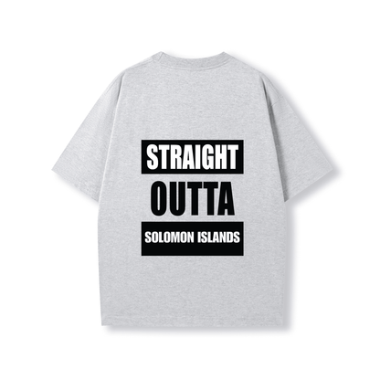 STRAIGHT OUTTA SOLOMON ISLANDS | OVERSIZE UNISEX TEE - Stick N It