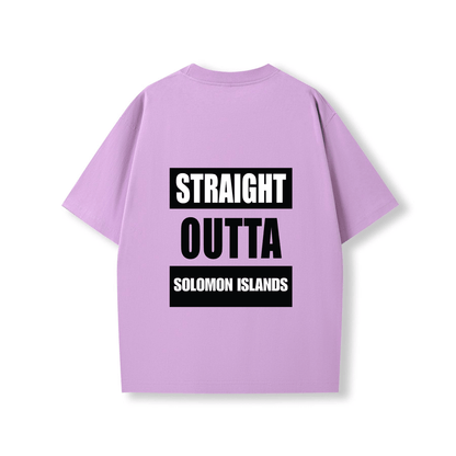 STRAIGHT OUTTA SOLOMON ISLANDS | OVERSIZE UNISEX TEE - Stick N It