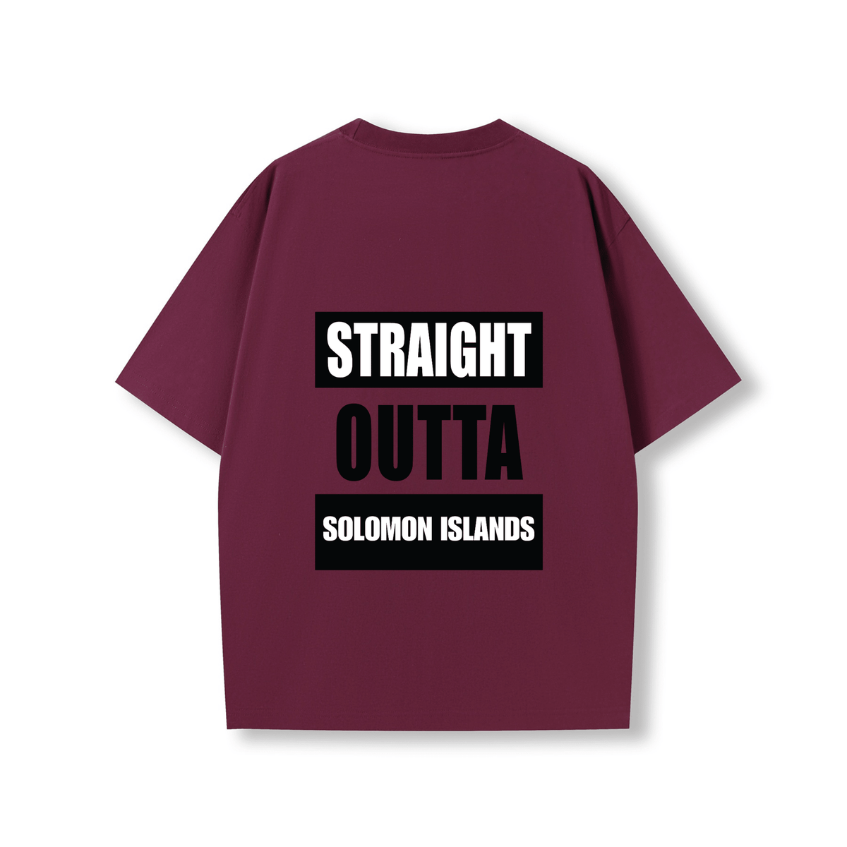STRAIGHT OUTTA SOLOMON ISLANDS | OVERSIZE UNISEX TEE - Stick N It