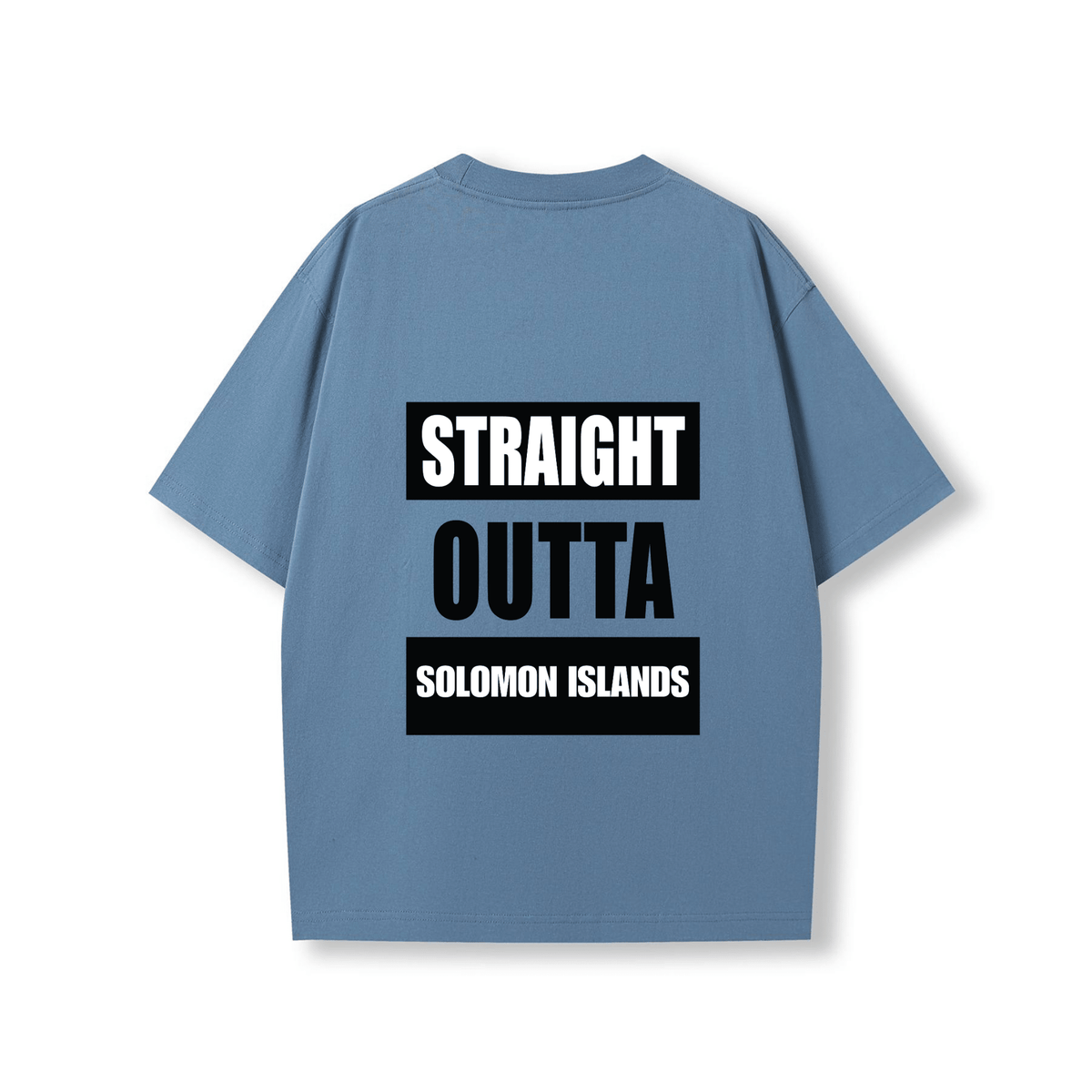STRAIGHT OUTTA SOLOMON ISLANDS | OVERSIZE UNISEX TEE - Stick N It