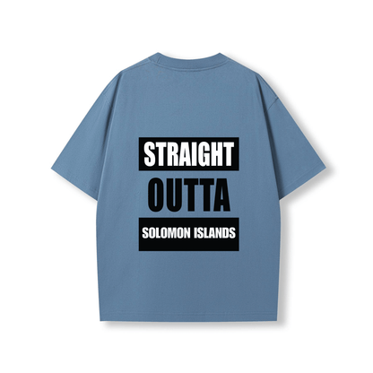 STRAIGHT OUTTA SOLOMON ISLANDS | OVERSIZE UNISEX TEE - Stick N It