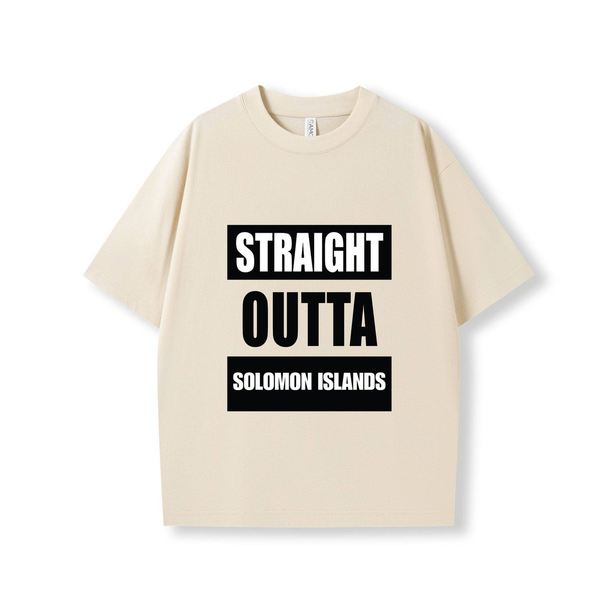 STRAIGHT OUTTA SOLOMON ISLANDS | OVERSIZE UNISEX TEE - Stick N It