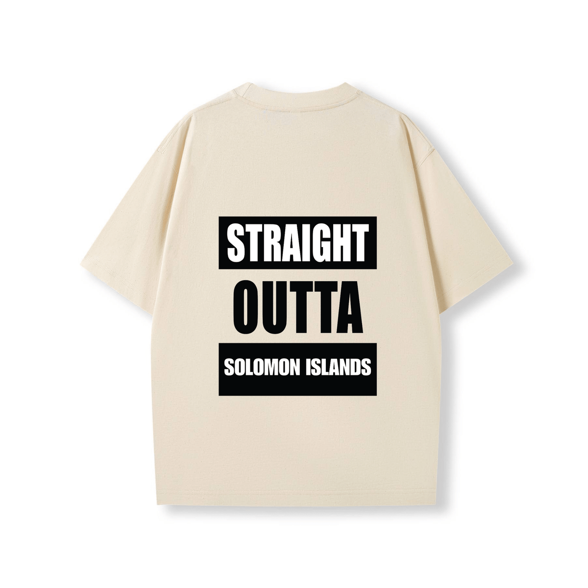 STRAIGHT OUTTA SOLOMON ISLANDS | OVERSIZE UNISEX TEE - Stick N It