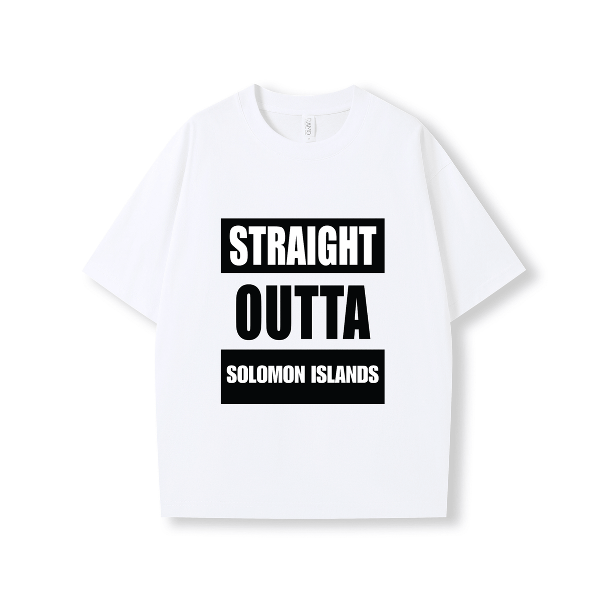 STRAIGHT OUTTA SOLOMON ISLANDS | OVERSIZE UNISEX TEE - Stick N It