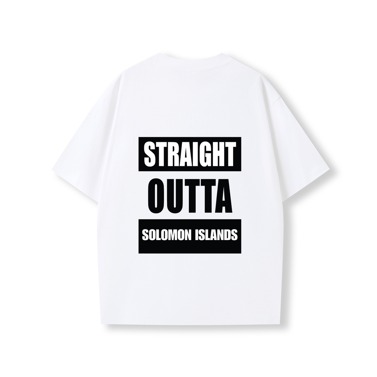 STRAIGHT OUTTA SOLOMON ISLANDS | OVERSIZE UNISEX TEE - Stick N It