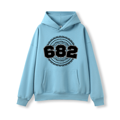 COOK ISLANDS | 682 | OVERSIZE UNISEX HOODIE | BLACK DESIGN - Stick N It