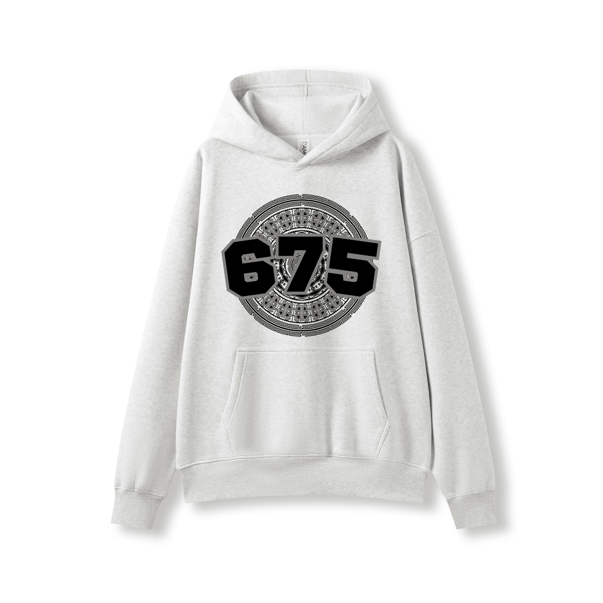 PNG | 675 | OVERSIZE UNISEX HOODIE | BLACK DESIGN - Stick N It