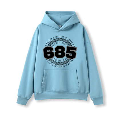 SAMOA | 685 | OVERSIZE UNISEX HOODIE | BLACK DESIGN - Stick N It