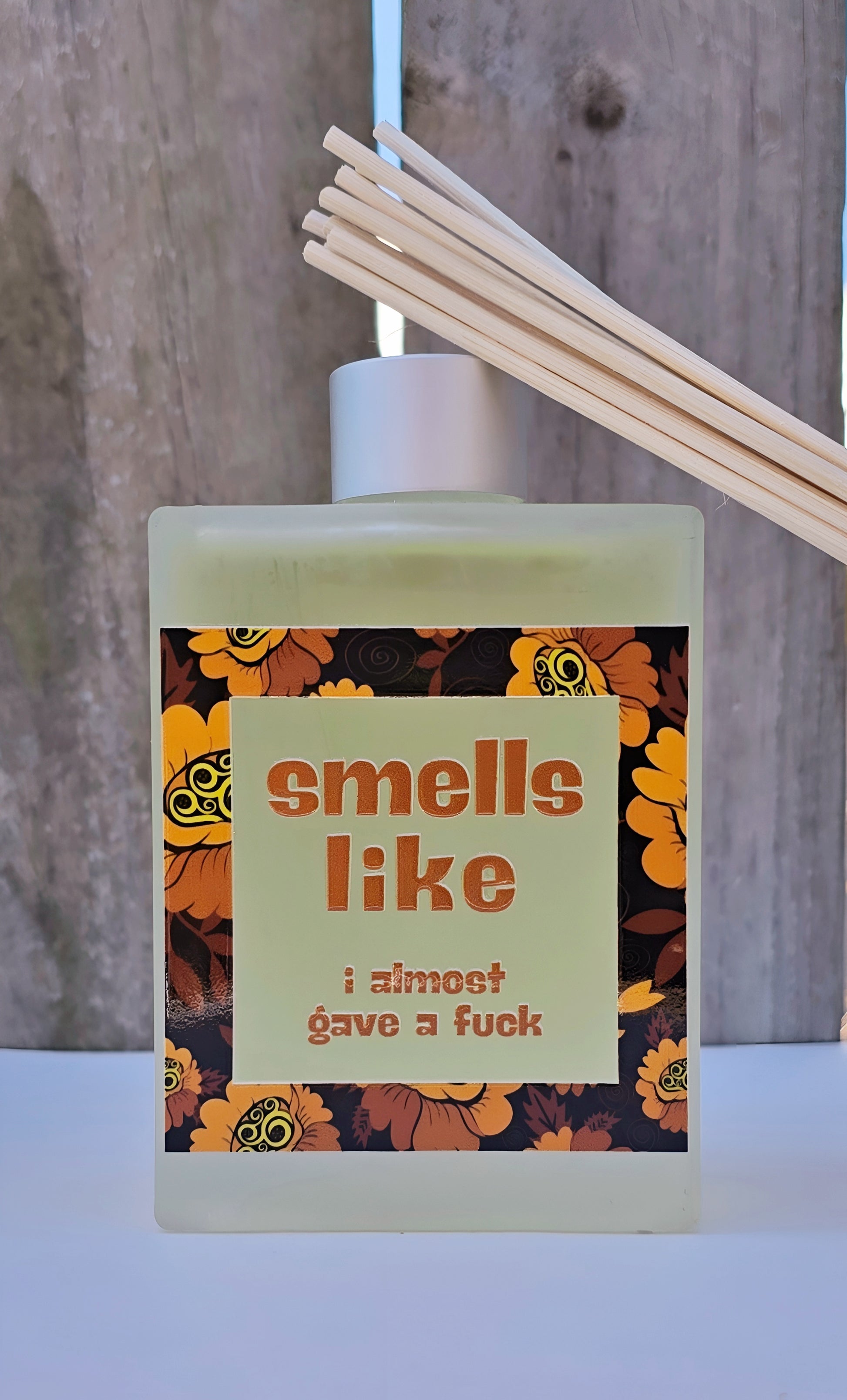 I ALMOST GAVE A FUCK FRAGRANCED REED DIFFUSER - Stick N It