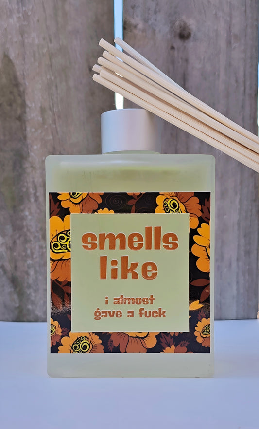 I ALMOST GAVE A FUCK FRAGRANCED REED DIFFUSER - Stick N It