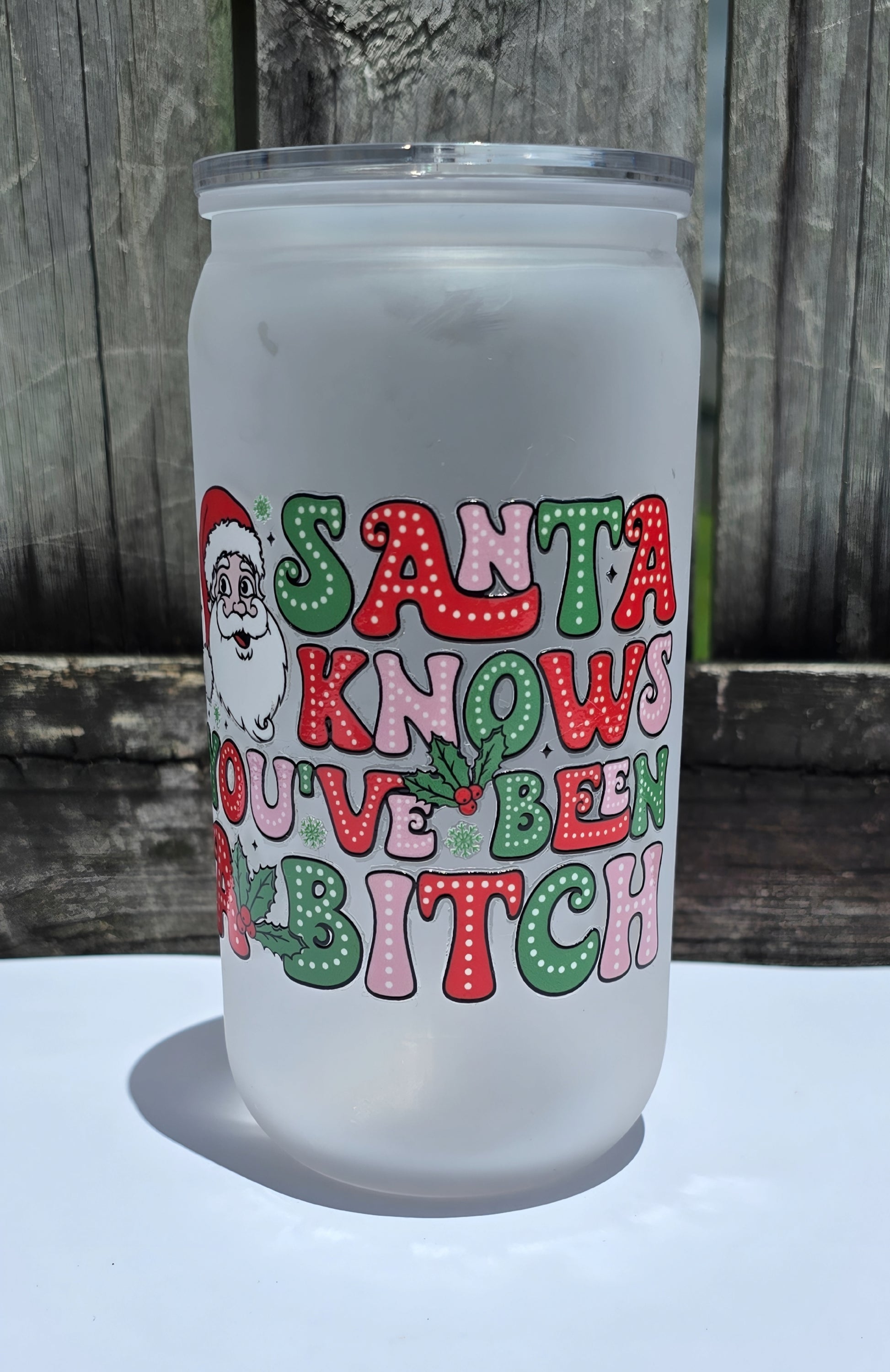 CHRISTMAS ACRYLIC CUPS (ADULTS ONLY) - Stick N It