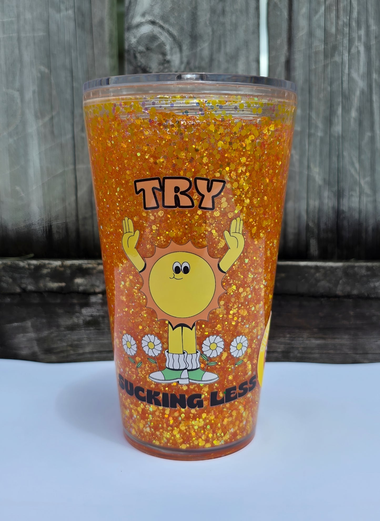 SMALL/MEDIUM SNOW GLOBE CUPS - Stick N It