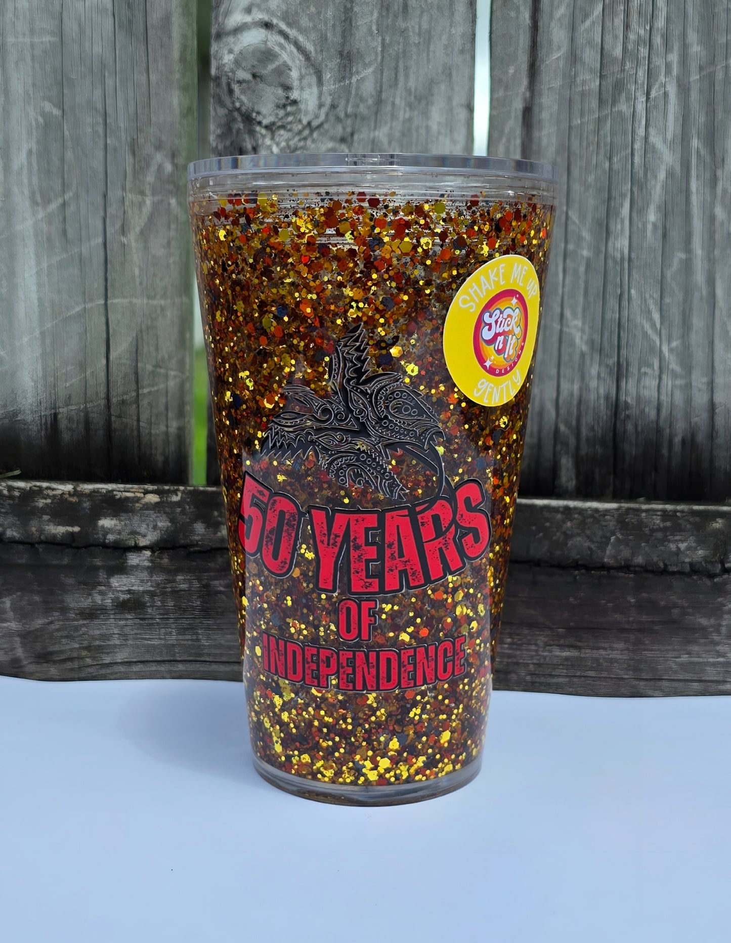 SMALL/MEDIUM SNOW GLOBE CUPS - Stick N It