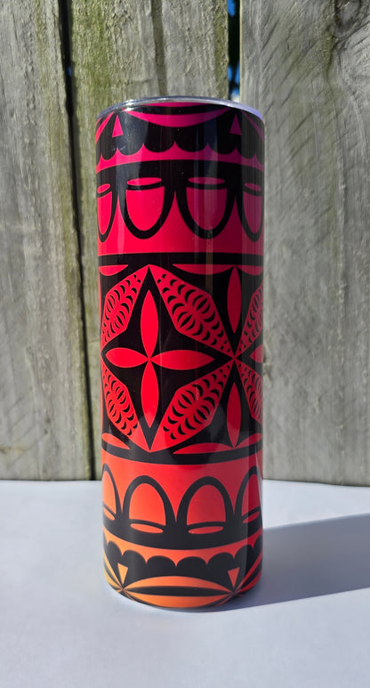 TONGA INSULATED TUMBLER 9 | PASIFIKA | POLYNESIAN - Stick N It