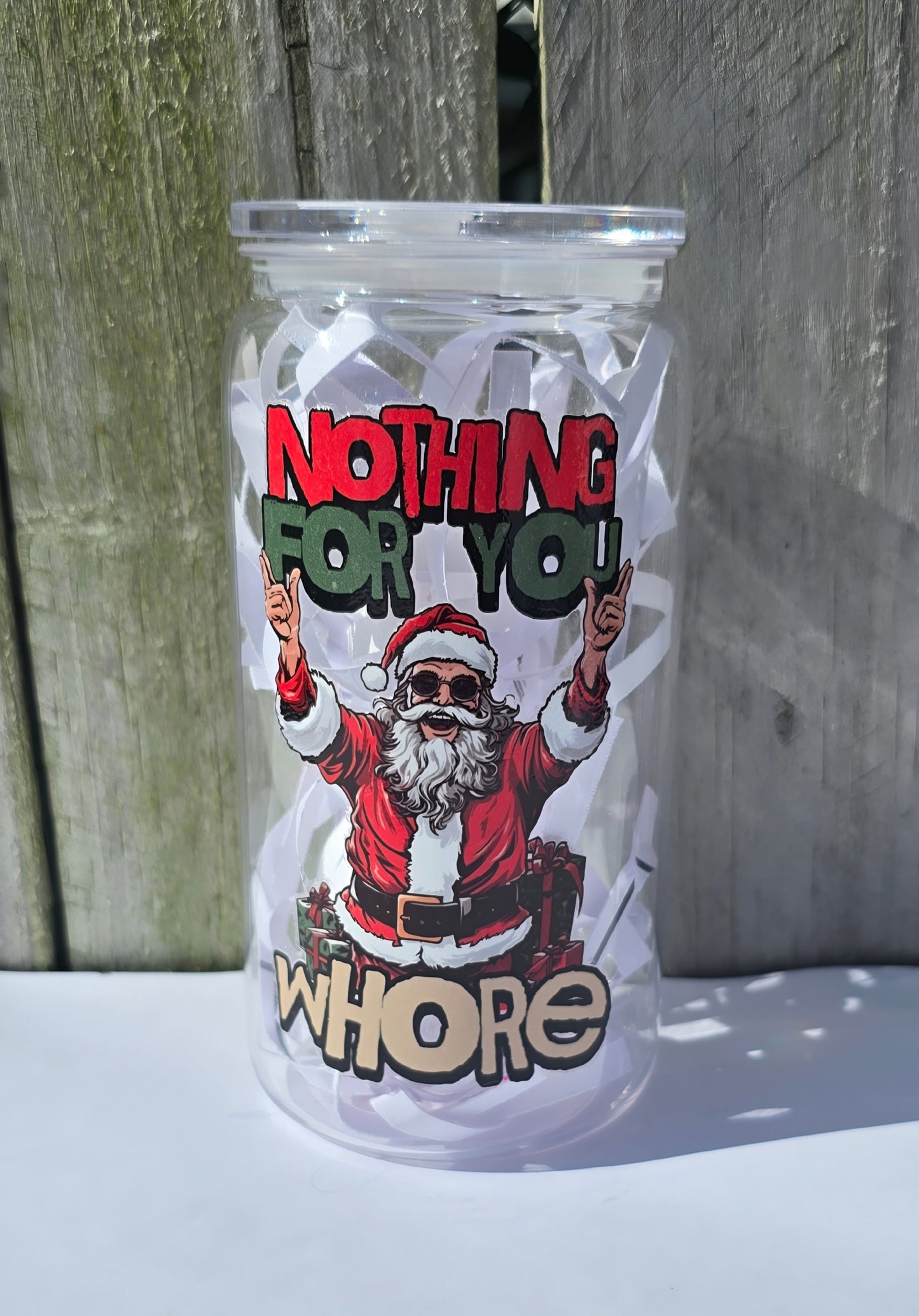 CHRISTMAS ACRYLIC CUPS (ADULTS ONLY) - Stick N It