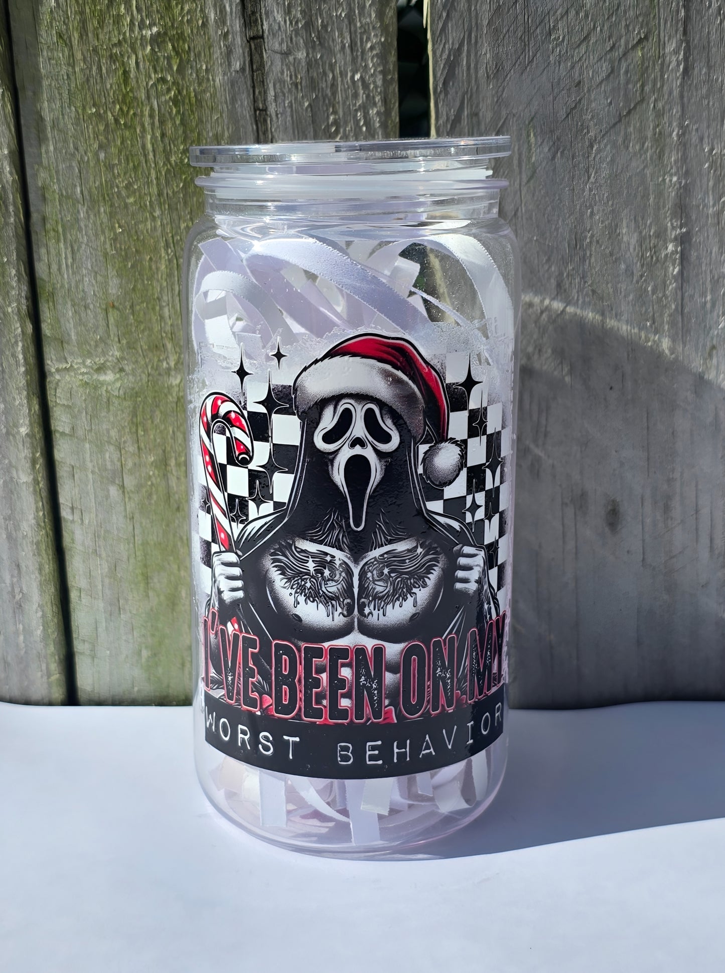 CHRISTMAS ACRYLIC CUPS (ADULTS ONLY) - Stick N It