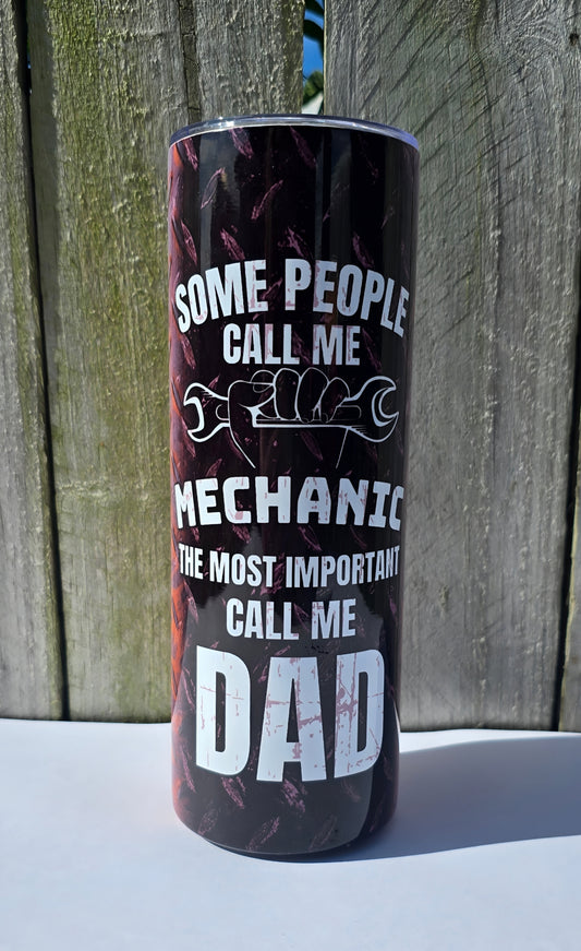 MECHANIC DAD INSULATED TUMBLER - Stick N It