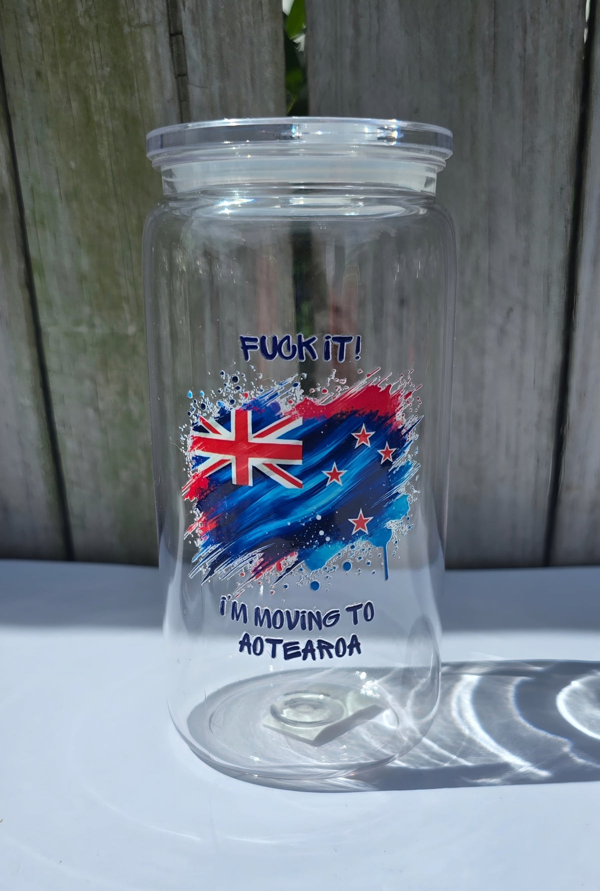 CHEEKY AOTEAROA ACRYLIC CUP | MAORI - Stick N It