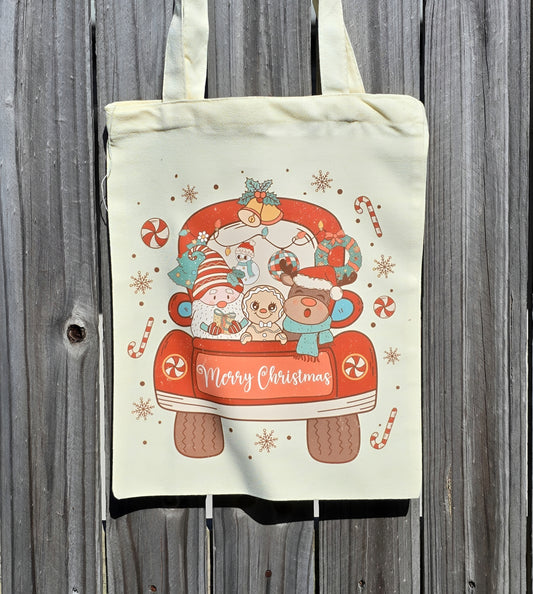 MERRY CHRISTMAS REUSABLE TOTE BAG - Stick N It