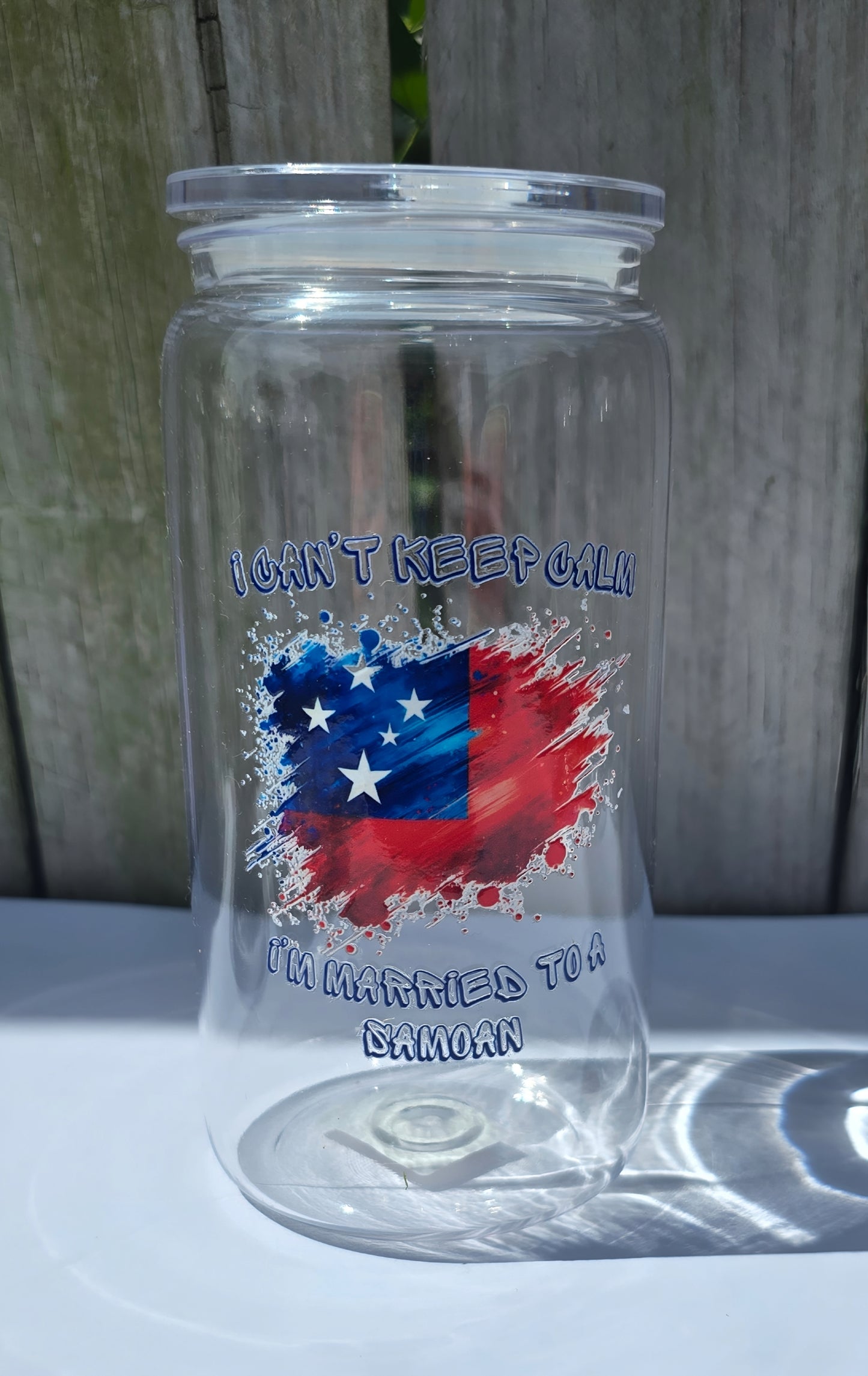 CHEEKY SAMOA ACRYLIC CUP | POLYNESIAN - Stick N It