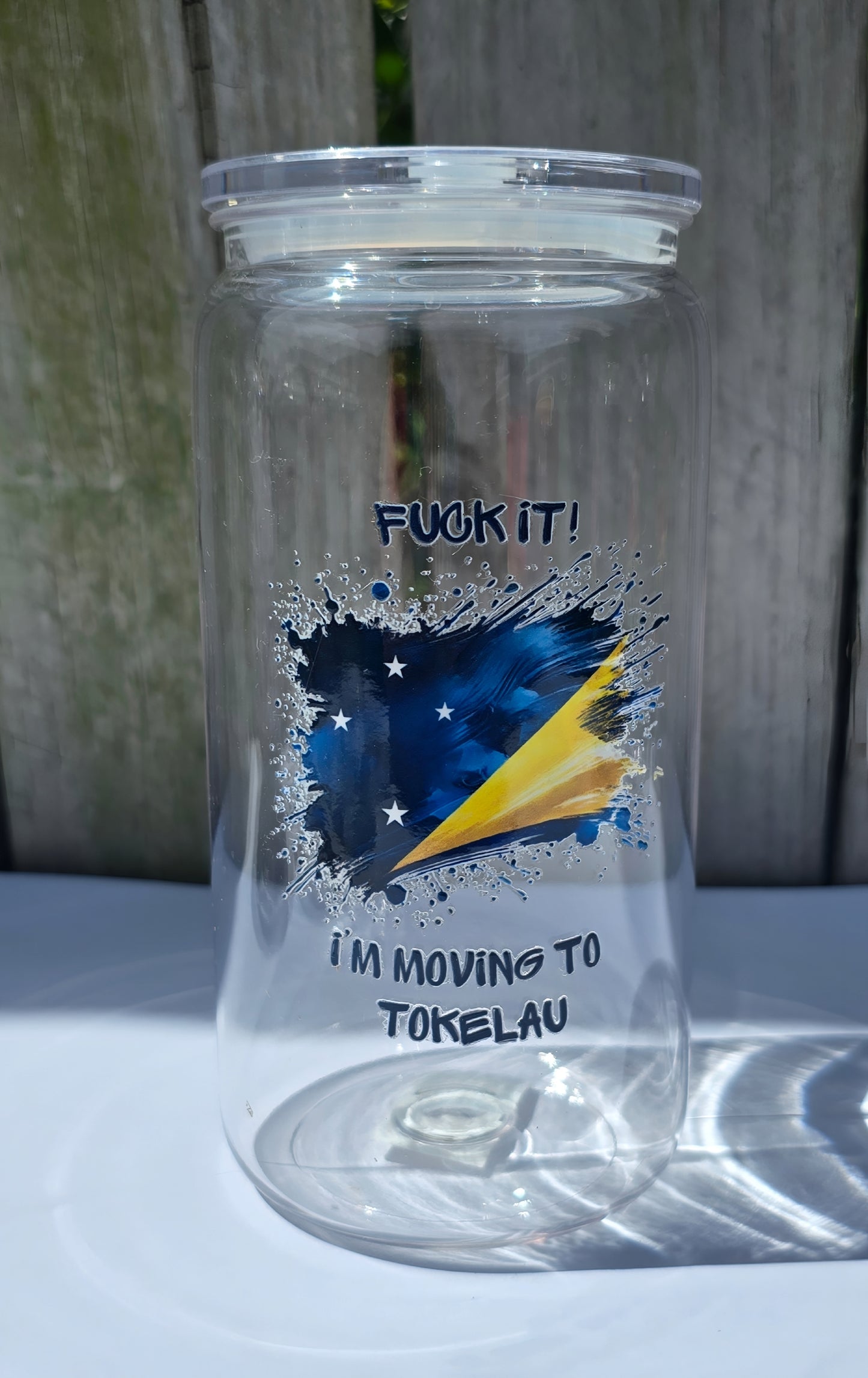 CHEEKY TOKELAU ACRYLIC CUP | PASIFIKA - Stick N It