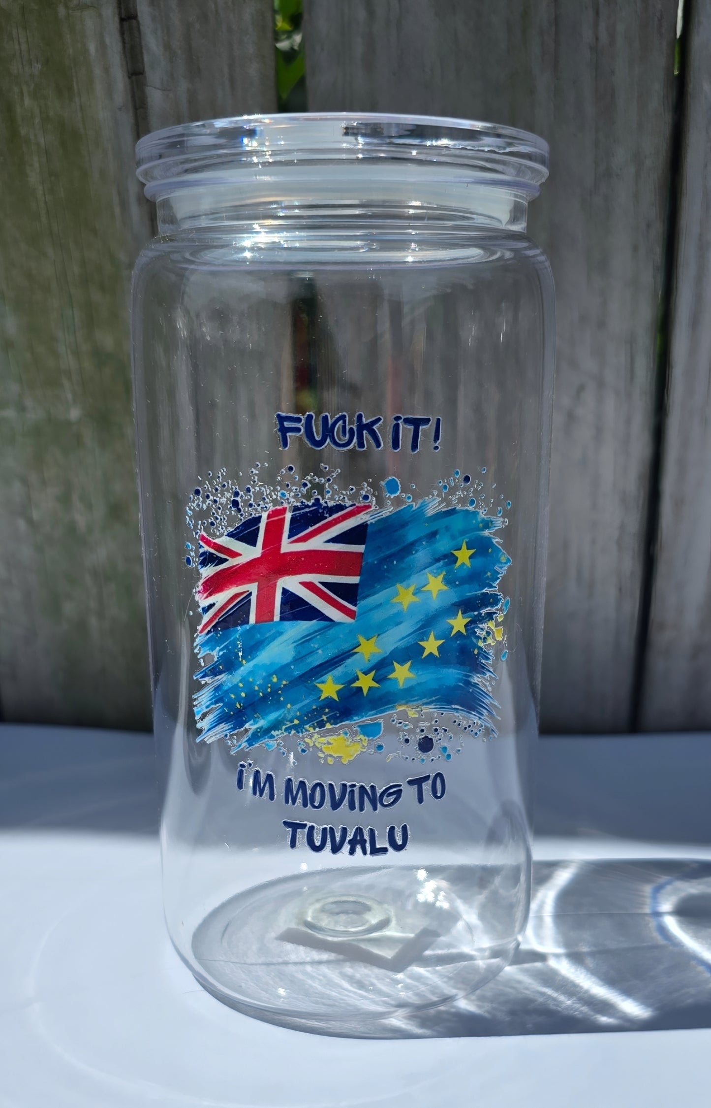 CHEEKY TUVALU ACRYLIC CUP | PASIFIKA - Stick N It