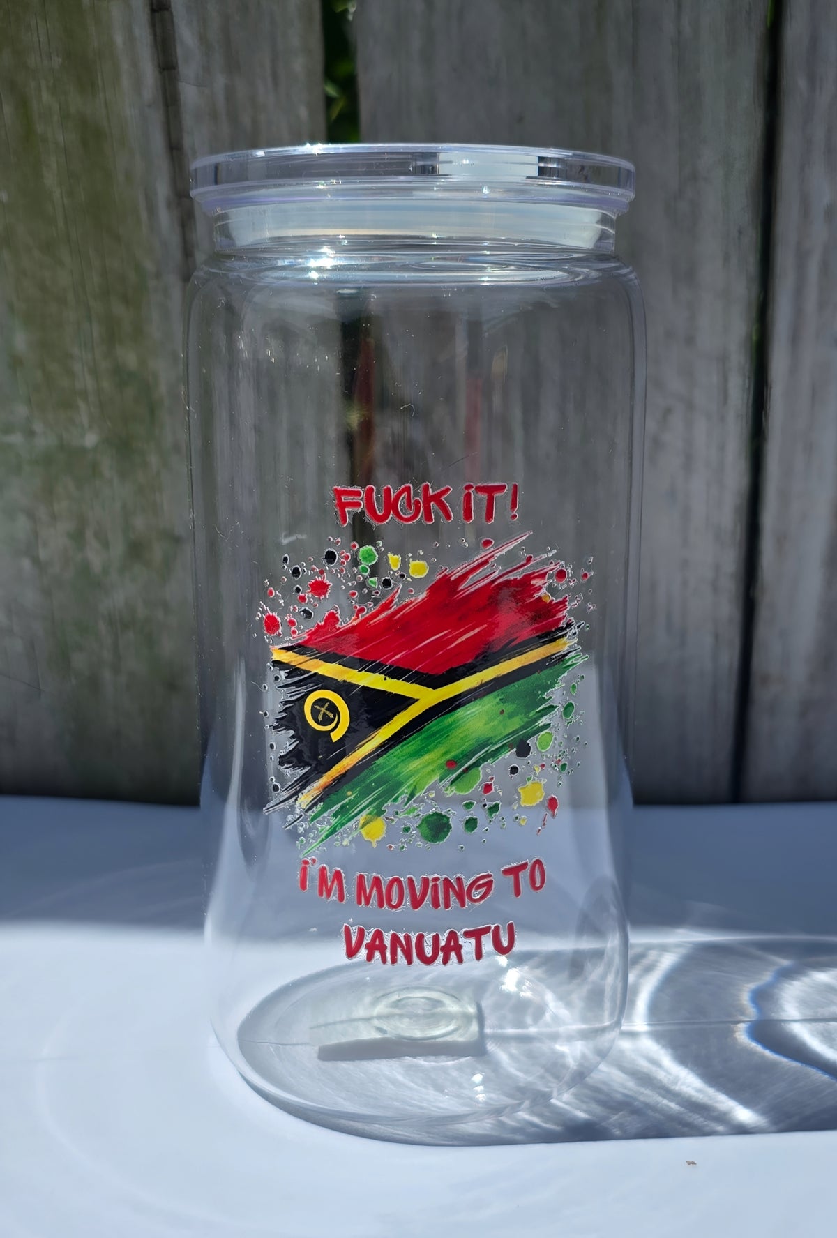 CHEEKY VANUATU ACRYLIC CUP | PASIFIKA - Stick N It