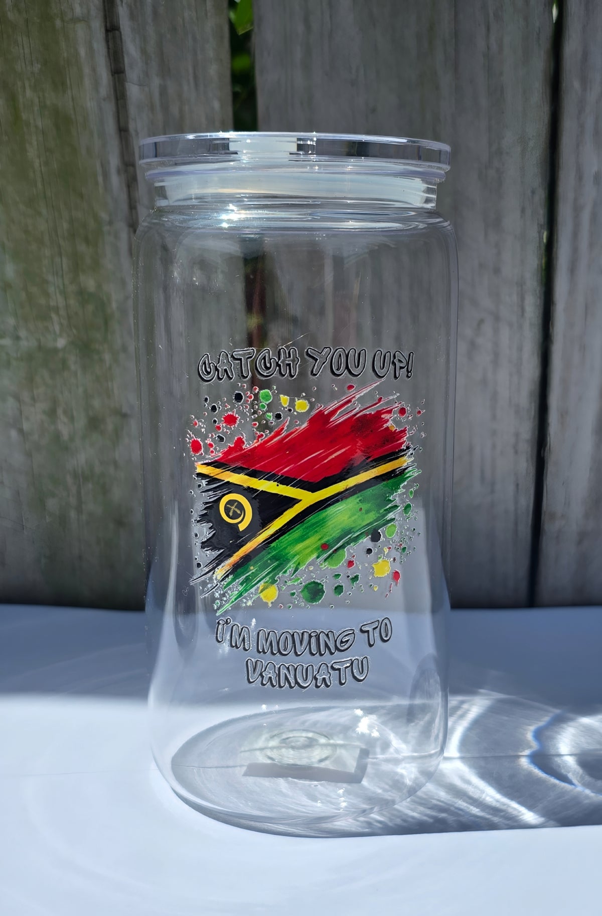 CHEEKY VANUATU ACRYLIC CUP | PASIFIKA - Stick N It