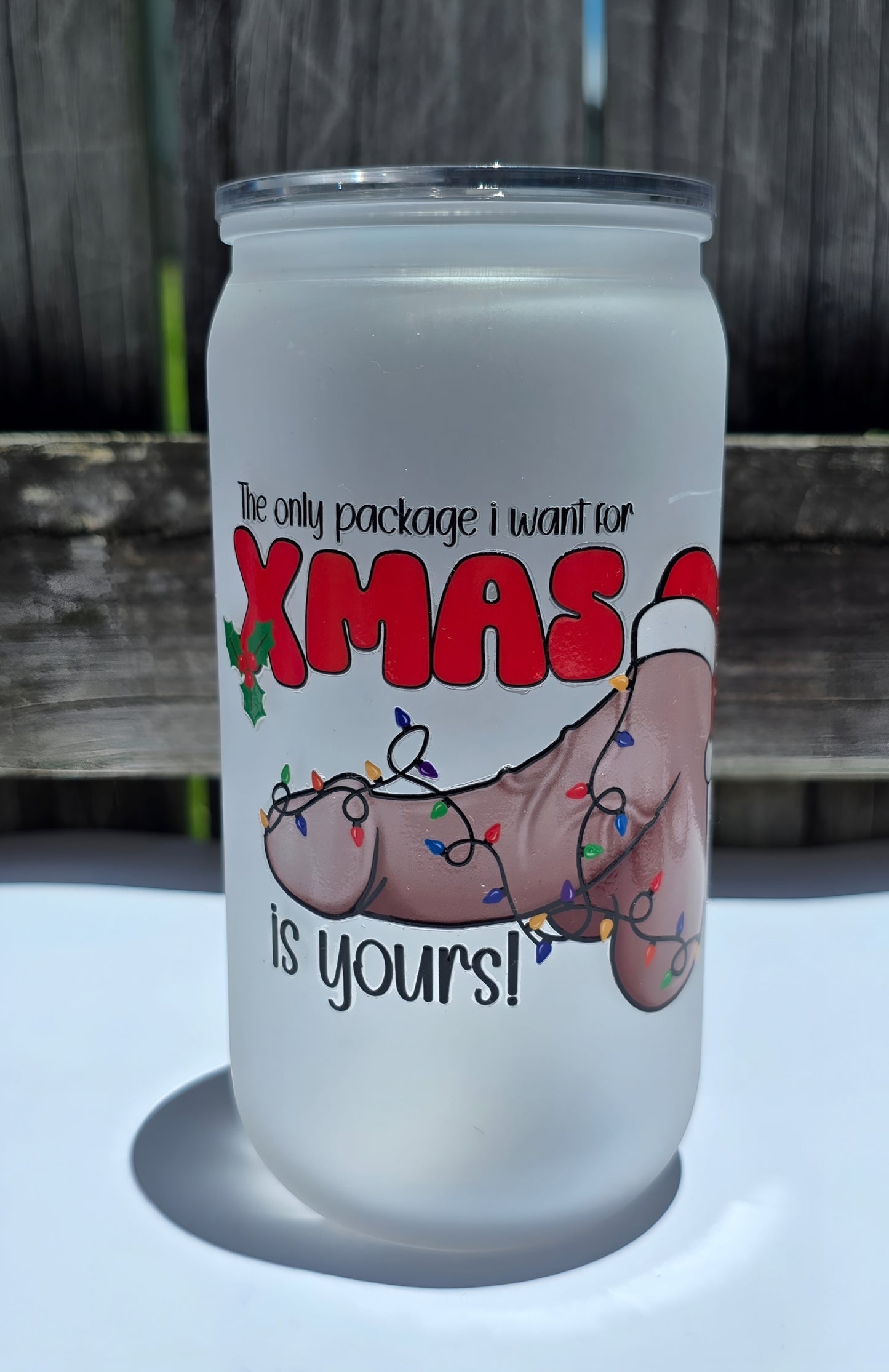 CHRISTMAS ACRYLIC CUPS (ADULTS ONLY) - Stick N It