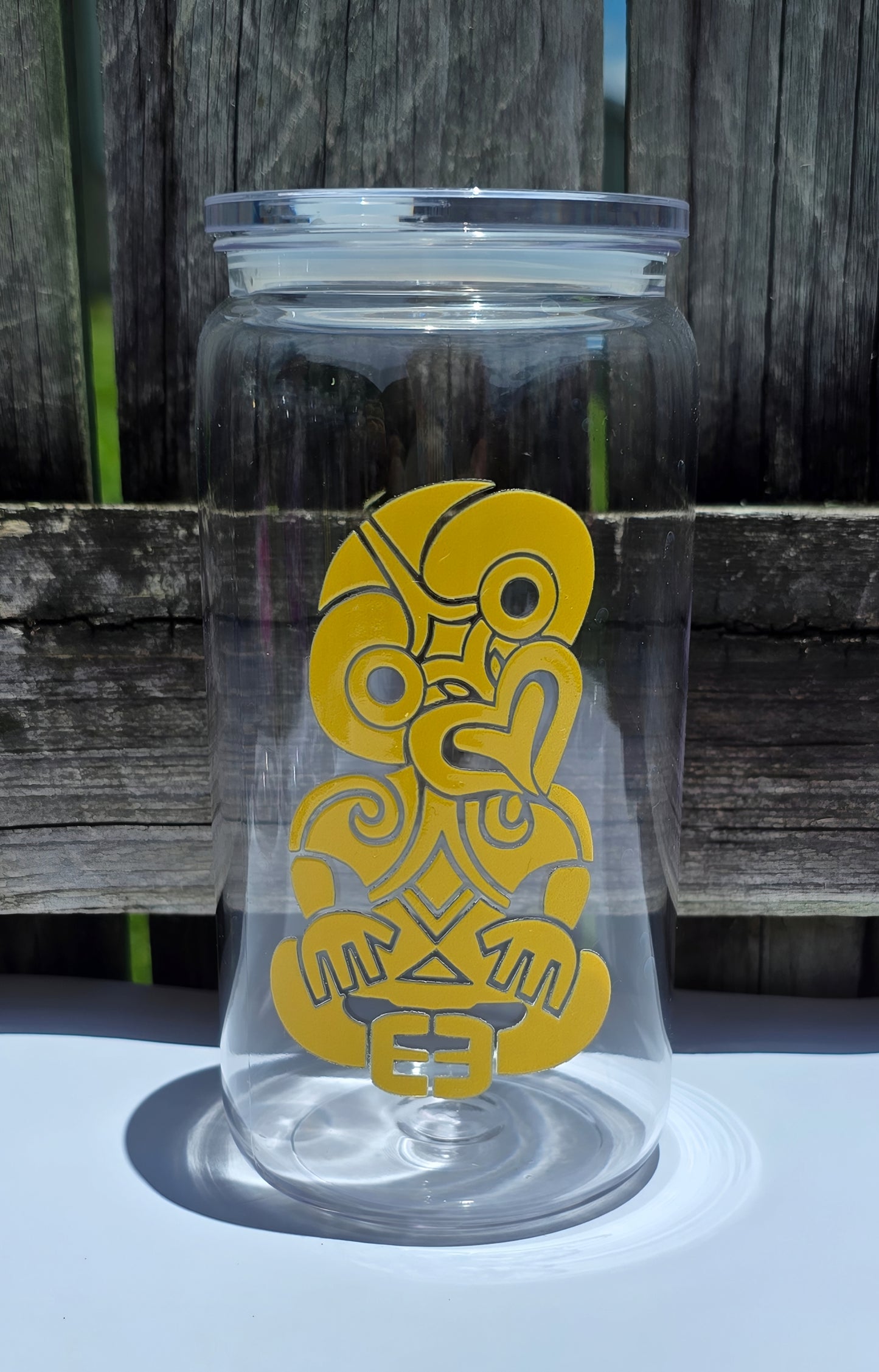 AOTEAROA NZ TIKI ACRYLIC CUP | COLOURFUL - Stick N It