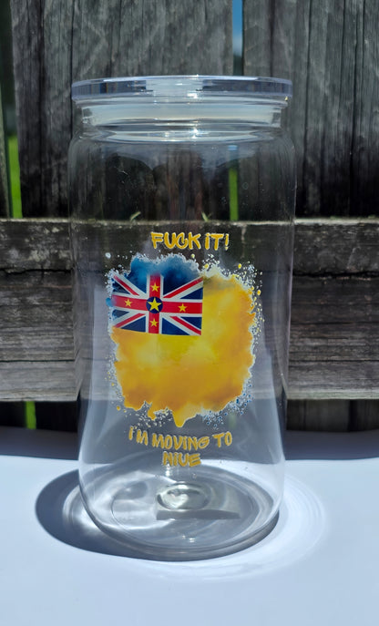 CHEEKY NIUE ACRYLIC CUP | POLYNESIAN - Stick N It