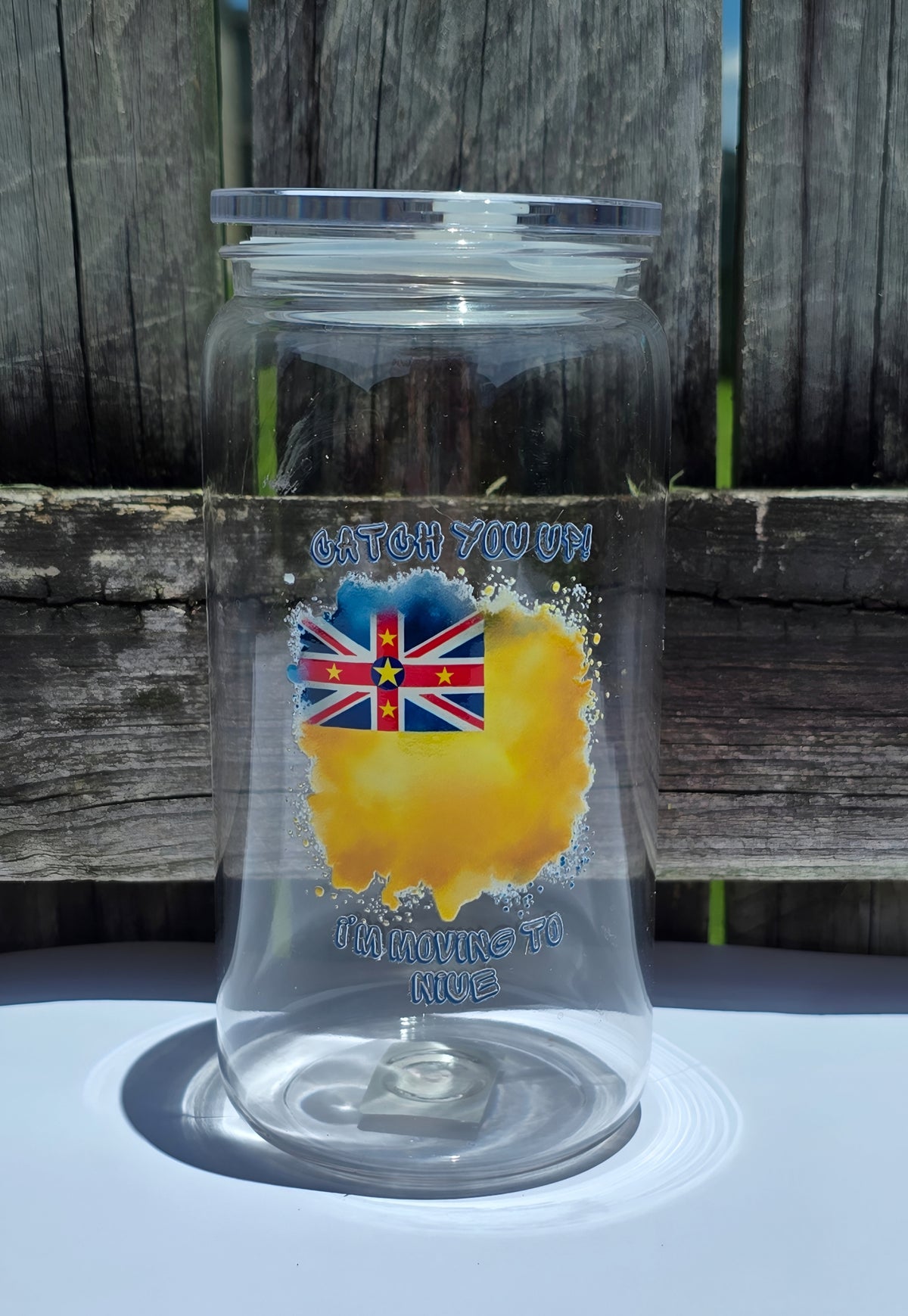 CHEEKY NIUE ACRYLIC CUP | POLYNESIAN - Stick N It