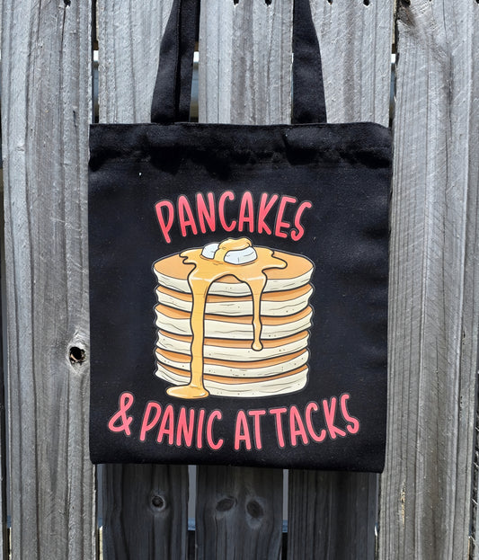 PANCAKES & PANIC ATTACKS REUSABLE TOTE BAG - Stick N It