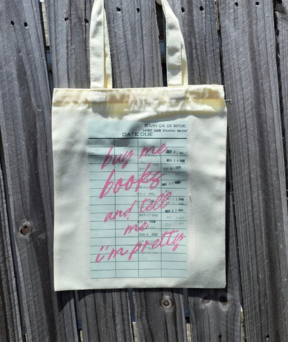 LIBRARY CARD REUSABLE TOTE BAGS - Stick N It