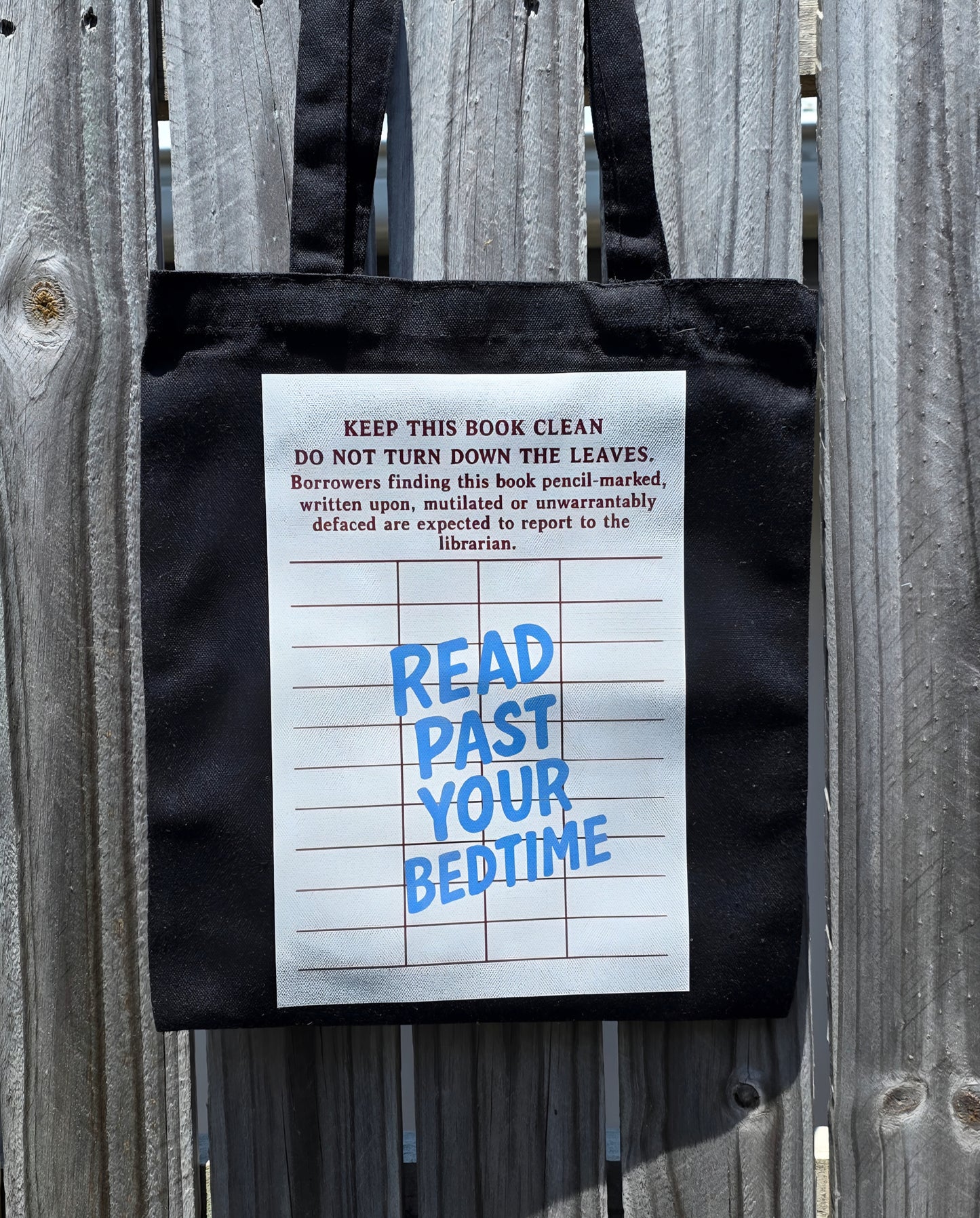 LIBRARY CARD REUSABLE TOTE BAGS - Stick N It