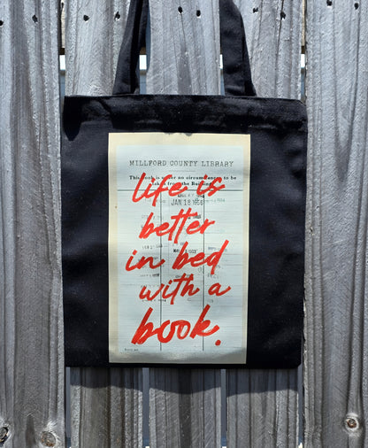 LIBRARY CARD REUSABLE TOTE BAGS - Stick N It