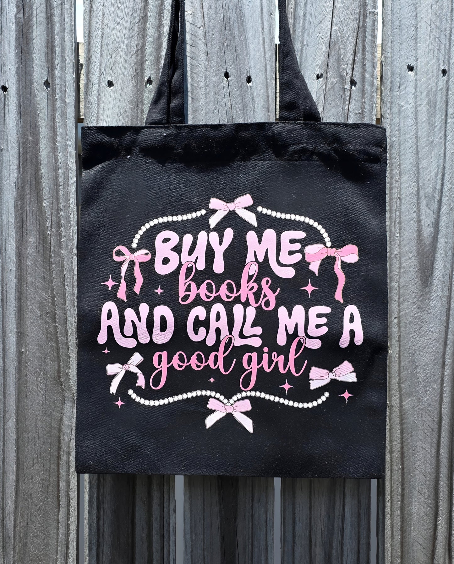 PRETTY BOOKISH REUSABLE TOTE BAGS - Stick N It