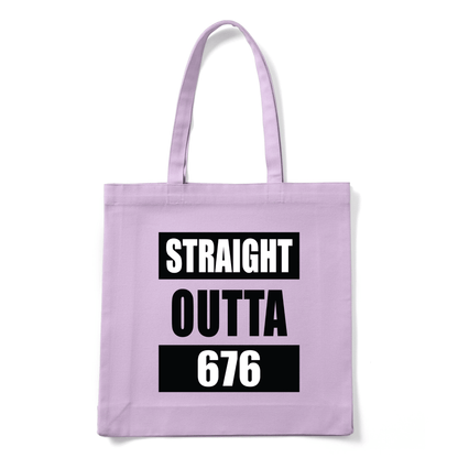 STRAIGHT OUTTA 676 | REUSABLE TOTE BAG - Stick N It