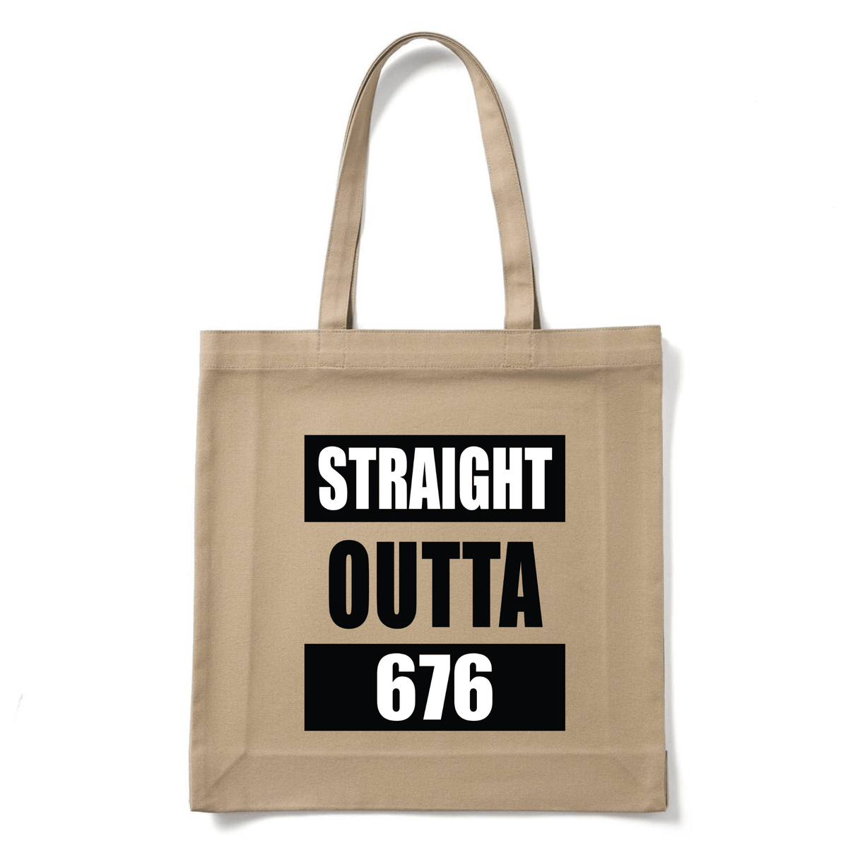 STRAIGHT OUTTA 676 | REUSABLE TOTE BAG - Stick N It